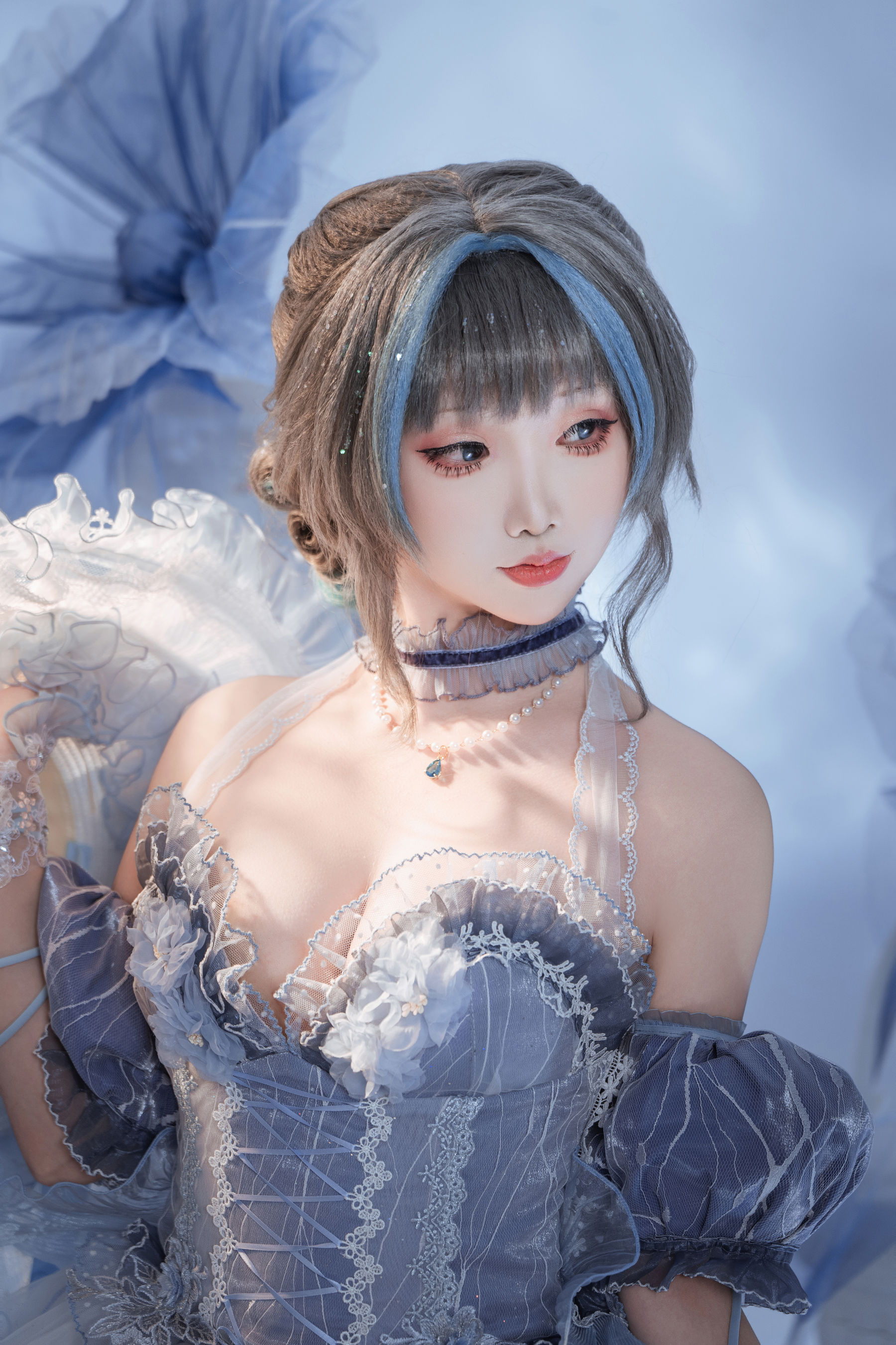 可爱人气Coser 面饼仙儿 - 碧蓝航线 柴郡礼服