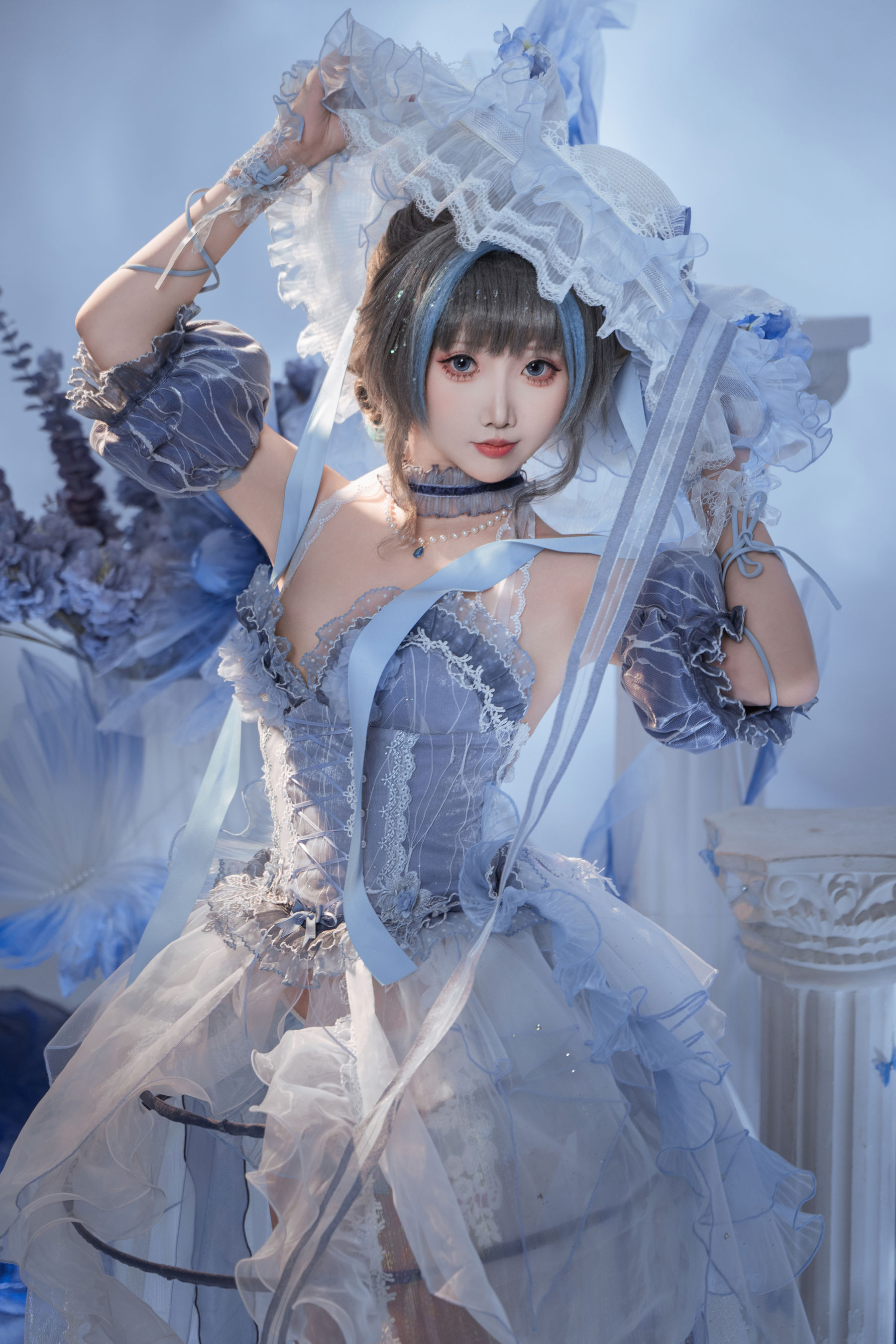 可爱人气Coser 面饼仙儿 - 碧蓝航线 柴郡礼服